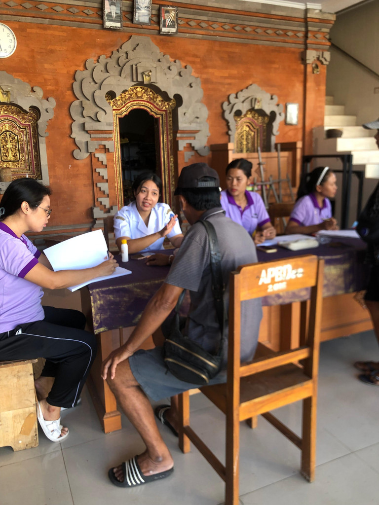 Kegiatan Posyandu Lansia di Banjar Jempinis